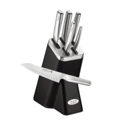 Global Knives NI Series 6 Piece Knife Block Set Black (GN-626/6BK)