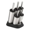 Global Ukon 6 Piece Engine Knife Block Set (GU-20202/6B) -KITCHEN KNIVES Shop gu 20202 6b 1