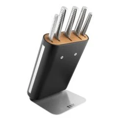Global Ukon 6 Piece Knife Block Set (GU-656/6B)