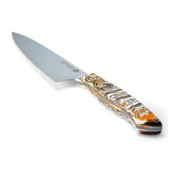 Savernake DNA CL18 18cm Chef's Knife - Anthracite, Arctic & Orange With Marble Handle -KITCHEN KNIVES Shop house marble cl18 iso handle