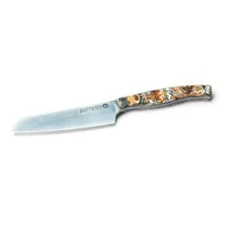 Savernake DNA NC12 12cm Utility Knife - Anthracite, Arctic & Orange With Marble Handle -KITCHEN KNIVES Shop house marble nc12 iso blade