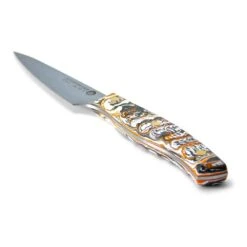 Savernake DNA SY11 11cm Large Paring Knife - Anthracite, Arctic & Orange With Marble Handle 9 Savernake DNA SY11 11cm Large Paring Knife - Anthracite, Arctic & Orange With Marble Handle -KITCHEN KNIVES Shop house marble sy11 iso handle