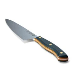Savernake DNA CL18 18cm Chef's Knife - Anthracite & Orange With Traditional Handle -KITCHEN KNIVES Shop house trad cl18 iso handle