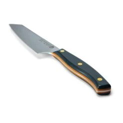 Savernake DNA NC12 12cm Utility Knife - Anthracite & Orange With Traditional Handle -KITCHEN KNIVES Shop house trad nc12 iso handle