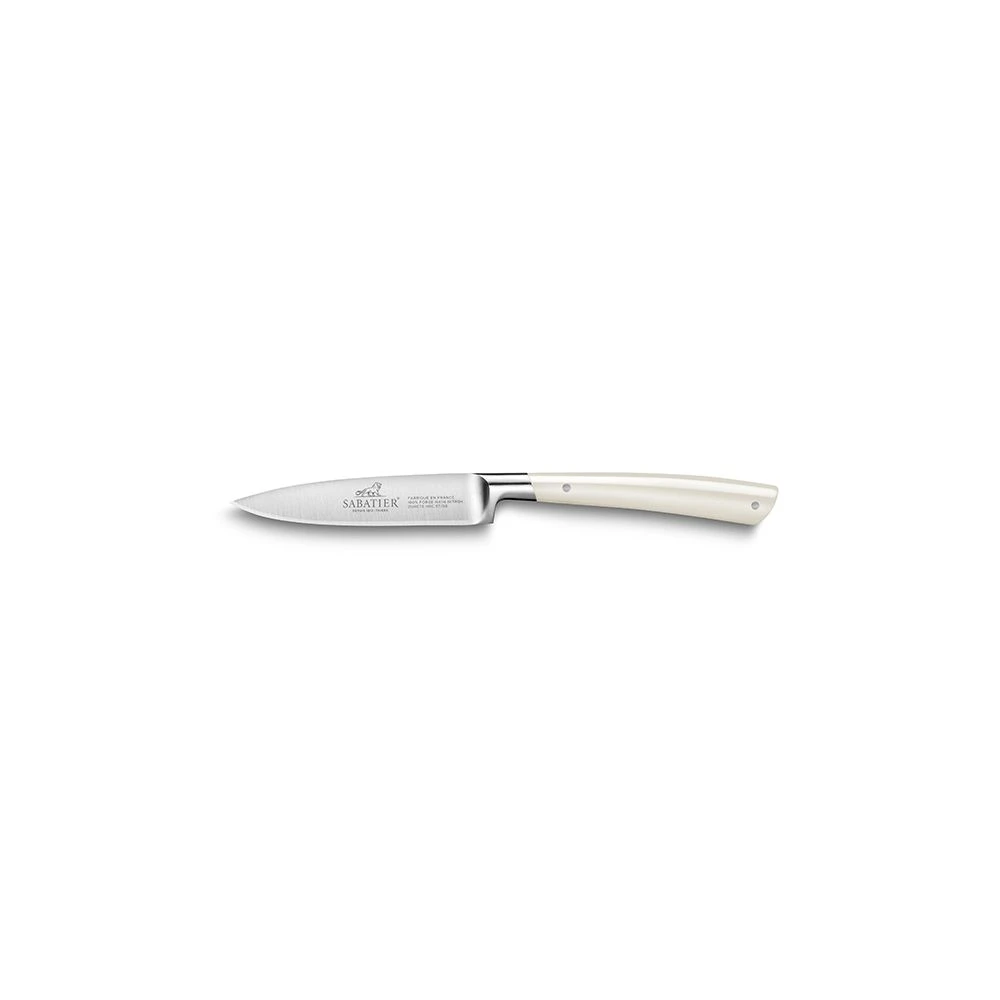 Lion Sabatier® Edonist Perle 10cm Paring Knife (Pearl Handle With Stainless Steel Rivets) 3 Lion Sabatier® Edonist Perle 10cm Paring Knife (Pearl Handle With Stainless Steel Rivets)
