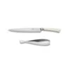 Lion Sabatier® Edonist Perle 2 Piece Set - Filleting Knife & Tweezer (Pearl Handle With Stainless Steel Rivets) -KITCHEN KNIVES Shop kk 808781
