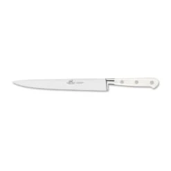 Lion Sabatier® Ideal Toque Blanche 25cm Cook's Knife (White Handle With Stainless Steel Rivets)