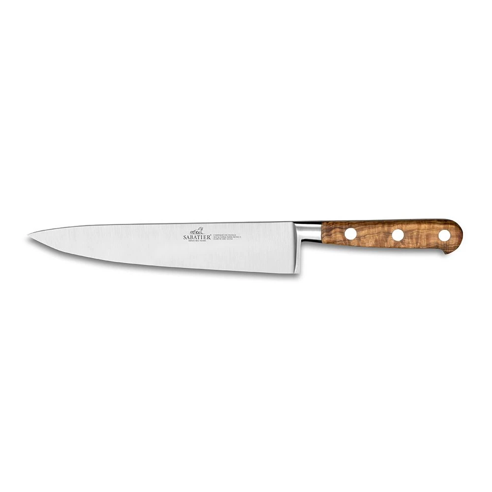 Lion Sabatier® Ideal Provencao 20cm Cook's Knife (Olive Handle With Stainless Steel Rivets) 3 Lion Sabatier® Ideal Provencao 20cm Cook's Knife (Olive Handle With Stainless Steel Rivets)