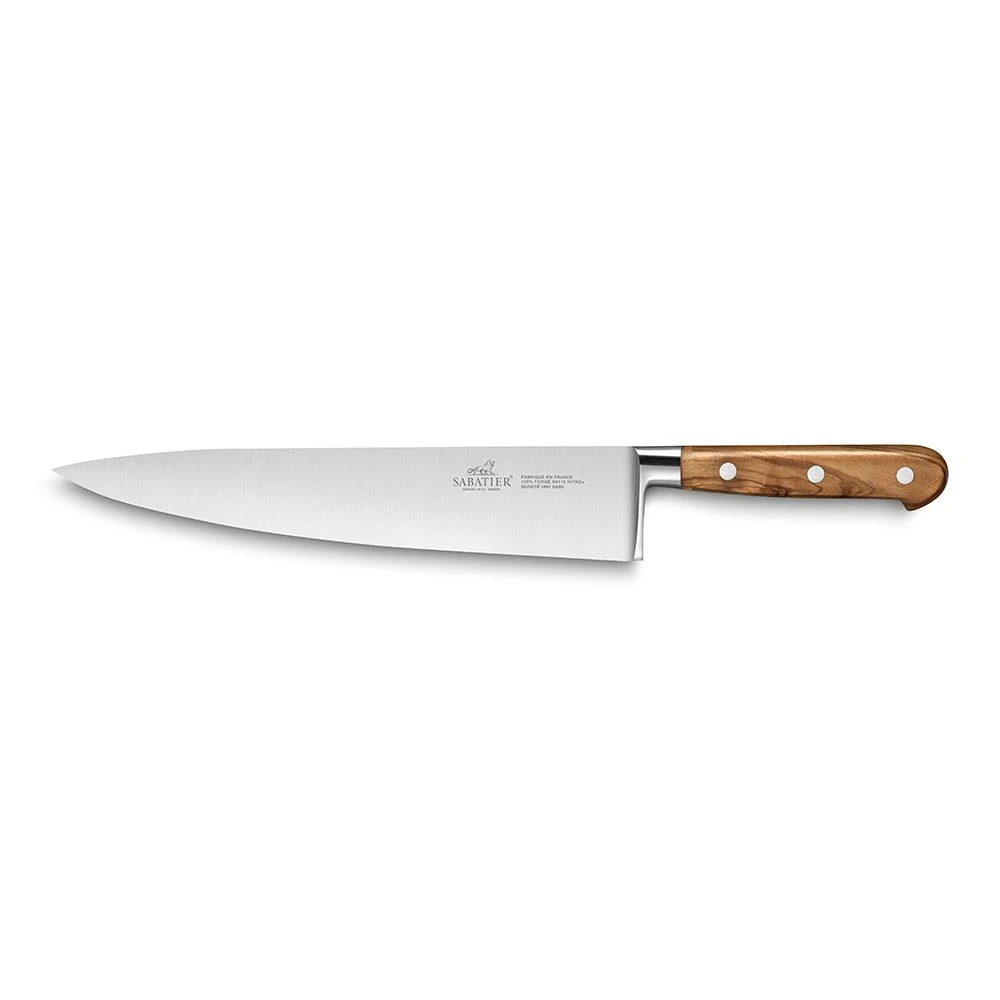 Lion Sabatier® Ideal Provencao 25cm Cook's Knife (Olive Handle With Stainless Steel Rivets) 3 Lion Sabatier® Ideal Provencao 25cm Cook's Knife (Olive Handle With Stainless Steel Rivets)