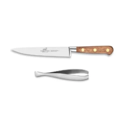 Lion Sabatier® Ideal Perigord 2 Piece Set - Filleting Knife & Tweezers (Walnut Handle With Brass Rivets) 7 Lion Sabatier® Ideal Perigord 2 Piece Set - Filleting Knife & Tweezers (Walnut Handle With Brass Rivets) -KITCHEN KNIVES Shop kk 893586