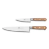 Lion Sabatier® Ideal Perigord 2 Piece Set - 10cm Paring & 20cm Cooks Knife (Walnut Handle With Brass Rivets) 1 Lion Sabatier® Ideal Perigord 2 Piece Set - 10cm Paring & 20cm Cooks Knife (Walnut Handle With Brass Rivets) -KITCHEN KNIVES Shop kk 893786