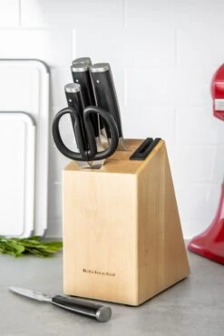 KitchenAid Gourmet 6pc Japanese Knife Block Set -KITCHEN KNIVES Shop ko6pstsnobg 5