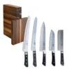 Mac Pro Mighty 6 Piece Magnetic Knife Block Set (MAC4BNDL) -KITCHEN KNIVES Shop mac4bndl july