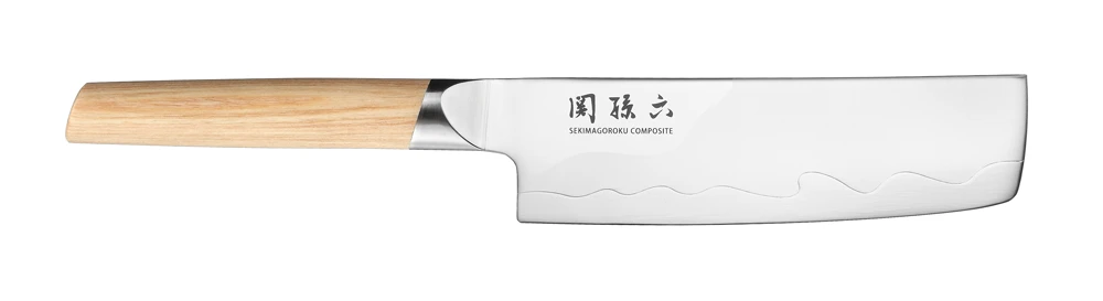 Kai Shun Seki Magoroko Composite 16.5cm Nakiri Knife (KAI-MGC-0428) 3 Kai Shun Seki Magoroko Composite 16.5cm Nakiri Knife (KAI-MGC-0428)