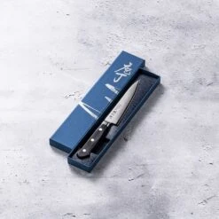 Minamoto Kotetsu 12cm Petty Knife By Yasuda Hamono (M107) -KITCHEN KNIVES Shop petty 120mm 3