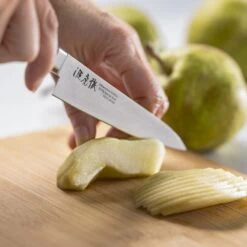 Minamoto Kotetsu 12cm Petty Knife By Yasuda Hamono (M107) -KITCHEN KNIVES Shop petty 120mm 4