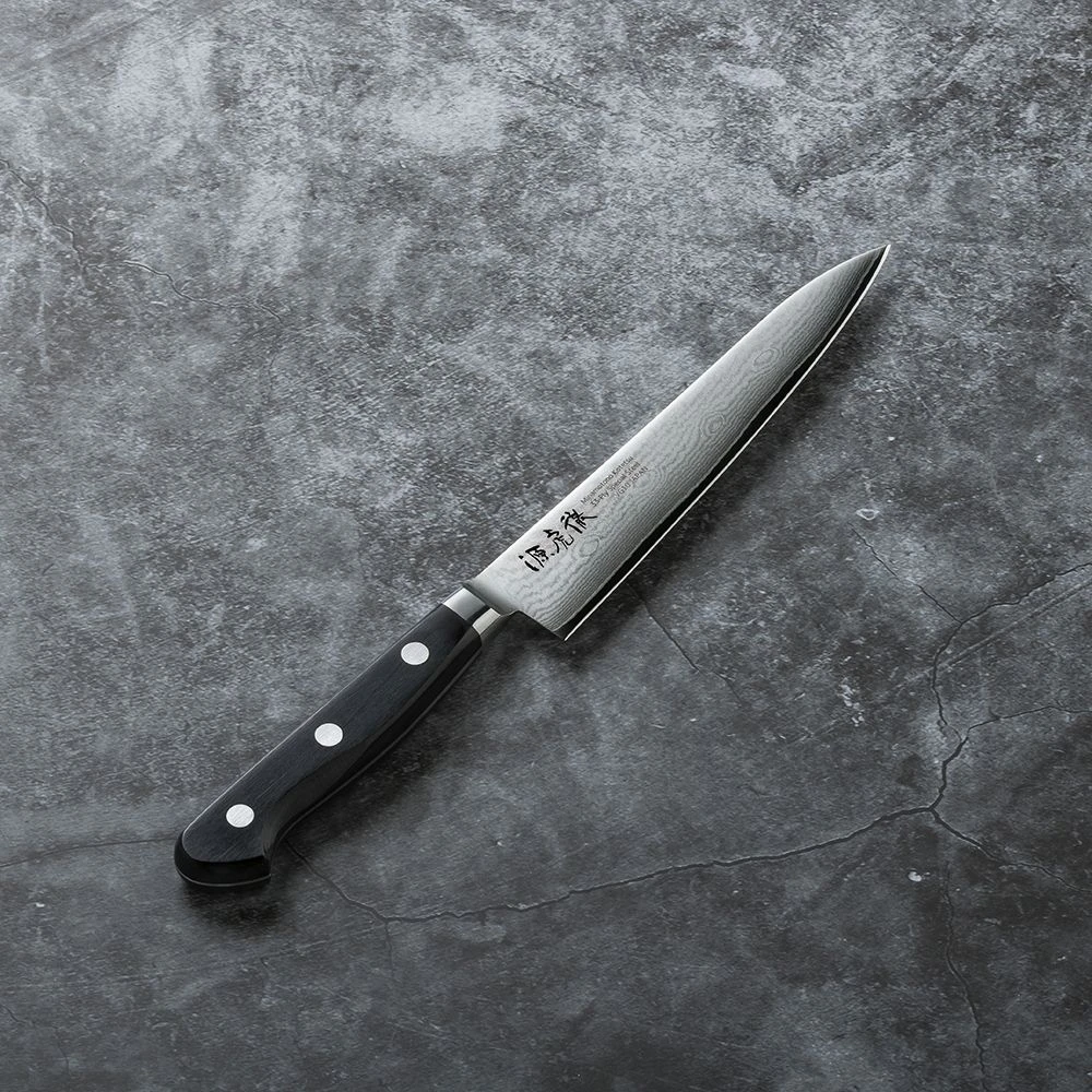 Minamoto Kotetsu 15cm Petty Knife By Yasuda Hamono (M106) 6 Minamoto Kotetsu 15cm Petty Knife By Yasuda Hamono (M106) - Image 4