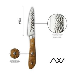 Rockingham Forge Ashwood 10cm Paring Knife -KITCHEN KNIVES Shop rf 1741 paring knife infographic