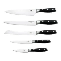 Rockingham Forge Professional 5 Piece Knife Set With Canvas Case (RF-7090/CASE) -KITCHEN KNIVES Shop rf 7090 6b 2