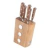 Rockingham Forge Pro Wood Series 6 Piece Knife Block Set (RF-8008/6B) -KITCHEN KNIVES Shop rf 8008 6b