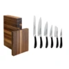 Robert Welch 7 Piece Signature Knife Set With Artelgeno Block 2 Robert Welch 7 Piece Signature Knife Set With Artelgeno Block -KITCHEN KNIVES Shop robwelch1 july walnut