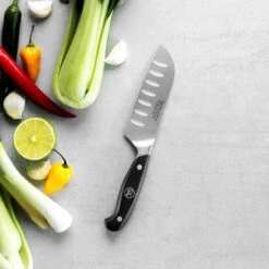 Robert Welch Professional V Santoku Knife 12cm -KITCHEN KNIVES Shop rwpsa2061v professional v santoku knife 12cm ps12 1