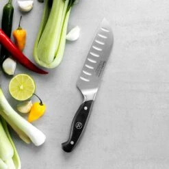 Robert Welch Professional V Santoku Knife 14cm -KITCHEN KNIVES Shop rwpsa2068v professional v santoku knife 14cm ps13 1