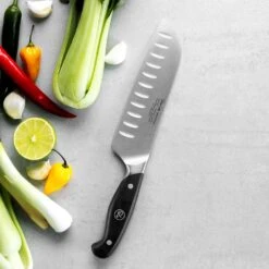 Robert Welch Professional V Santoku Knife 17cm -KITCHEN KNIVES Shop rwpsa2069v professional v santoku knife 17cm ps14 1