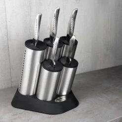 Global SAI 6 Piece Engine Knife Block Set (SAI-2020/6B) -KITCHEN KNIVES Shop sai 2020 6b 4