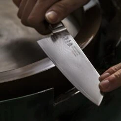 Minamoto Kotetsu 18cm Santoku By Yasuda Hamono (M100) -KITCHEN KNIVES Shop santoku 8