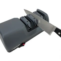 EdgeCraft Model E120 Electric Sharpener - 3-Stage 20° Trizor -KITCHEN KNIVES Shop she120gy11 07