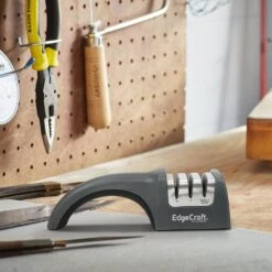 EdgeCraft Model E4635 Sharpener - 2-Stage 15°/20° Dizor -KITCHEN KNIVES Shop she635gy12 03
