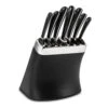 Robert Welch Signature Black Knife Block Set With Sharpening Steel -KITCHEN KNIVES Shop sigbk2099v8 sig abs knife block set 8p steel