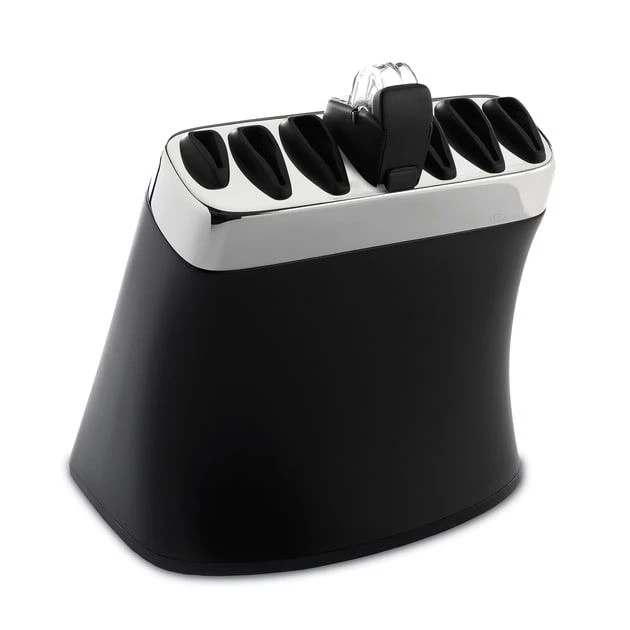 Robert Welch Signature Black Knife Block With Sharpener 3 Robert Welch Signature Black Knife Block With Sharpener