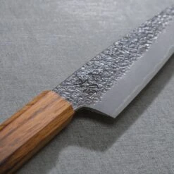 Sakai Takayuki Homura Guren (Aogami 2 Steel) Japanese Chef's Kengata-Utility Knife 150mm With Urushi Lacquered Oak Handle -KITCHEN KNIVES Shop sk 01185 new 2
