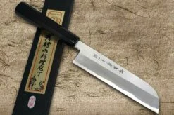 Sakai Takayuki Aoniko Blue 2 Steel Ebony Handle Japanese Chef's Kamagata-Usuba (Vegetable) 180mm -KITCHEN KNIVES Shop sk 01253 4