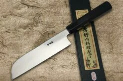 Sakai Takayuki Aoniko Blue 2 Steel Ebony Handle Japanese Chef's Kamagata-Usuba (Vegetable) 180mm -KITCHEN KNIVES Shop sk 01253 5