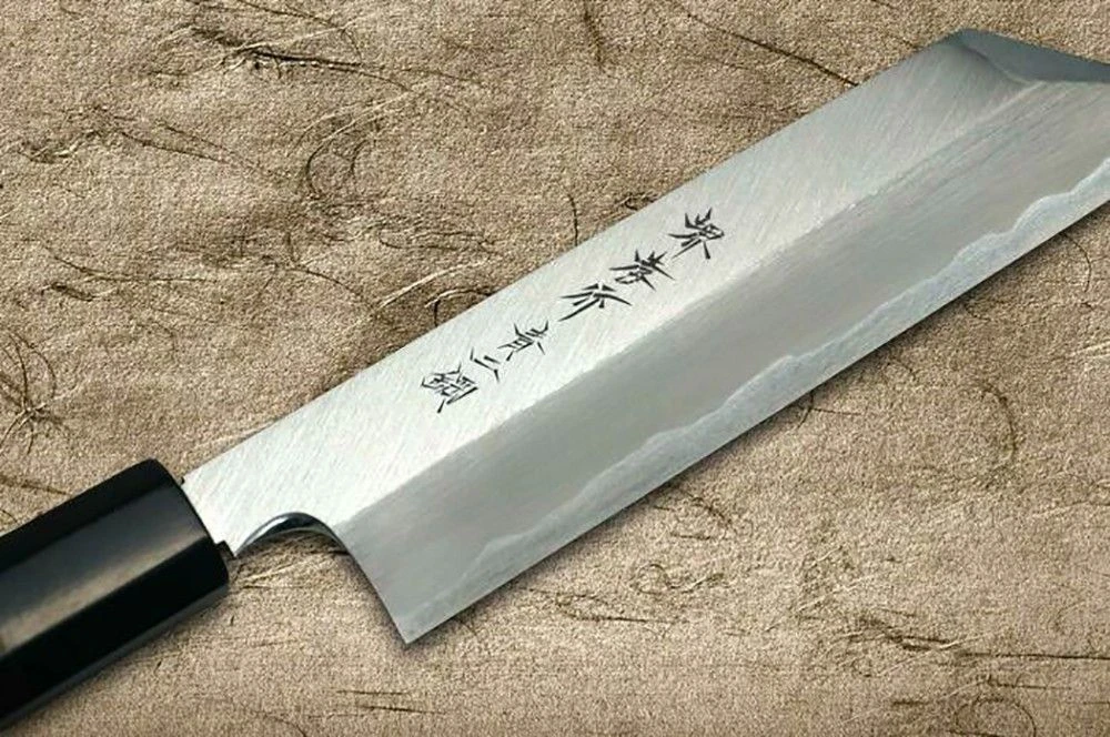Sakai Takayuki Aoniko Blue 2 Steel Ebony Handle Japanese Chef's Peeling Knife 180mm 4 Sakai Takayuki Aoniko Blue 2 Steel Ebony Handle Japanese Chef's Peeling Knife 180mm - Image 2