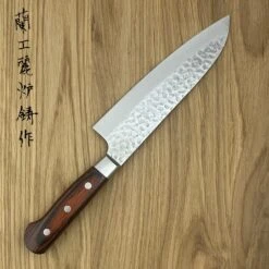 Sakai Takayuki 33-Layer VG10 Damascus Hammered Japanese 180mm Santoku Knife -KITCHEN KNIVES Shop sk 07392 1