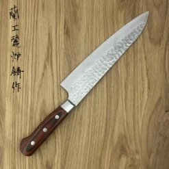 Sakai Takayuki 33-Layer VG10 Damascus Hammered Japanese 240mm Gyuto Knife -KITCHEN KNIVES Shop sk 07396 1