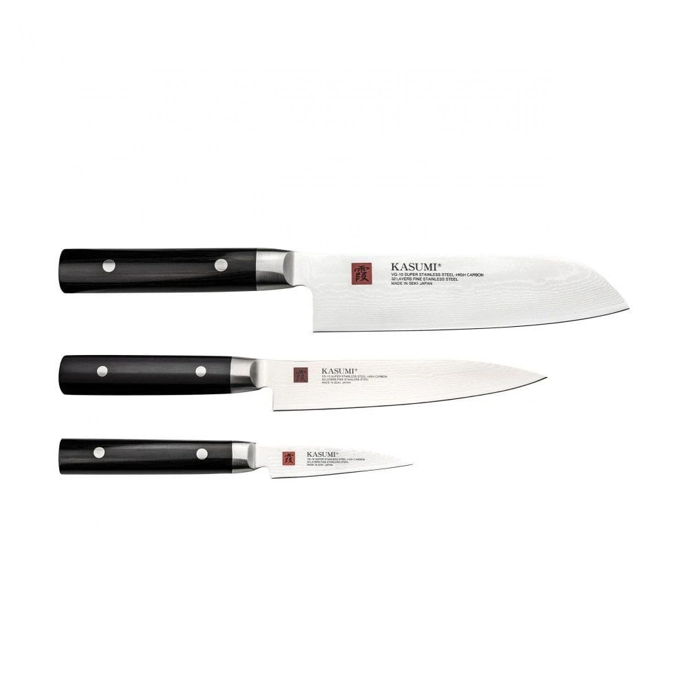 Kasumi Damascus 3 Piece Set (SM-318158) 3 Kasumi Damascus 3 Piece Set (SM-318158)