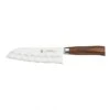 Tamahagane San Tsubame Wood 17.5cm Fluted Santoku (SN-1214) -KITCHEN KNIVES Shop sn 1214