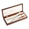 Tamahagane San Tsubame Wood 2 Piece Carving Set In Case (SN-2122)