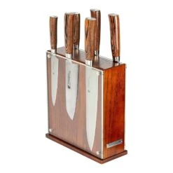 Front Page 19 Tamahagane San Tsubame Wood 6 Piece Knife Block Set (SN-116M/SET7)