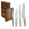Tojiro 4 Piece Magnetic Block Set (Chef's, Paring, Bread & Utility Knife) -KITCHEN KNIVES Shop tojiro16 july