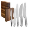 Tojiro 5 Piece Magnetic Block Set (Chef's, Paring, Deba, Bread & Utility Knife) 1 Tojiro 5 Piece Magnetic Block Set (Chef's, Paring, Deba, Bread & Utility Knife) -KITCHEN KNIVES Shop tojiro21 july