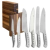 Tojiro 6 Piece Magnetic Block Set (Chef's, Paring, Santoku, Carving, Bread & Utility Knife) -KITCHEN KNIVES Shop tojiro23 july