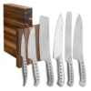 Tojiro 6 Piece Magnetic Block Set (Chef's, Paring, Deba, Carving, Bread & Nakiri Knife) 2 Tojiro 6 Piece Magnetic Block Set (Chef's, Paring, Deba, Carving, Bread & Nakiri Knife) -KITCHEN KNIVES Shop tojiro24 july