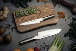 Global Ukon 18cm Hollow Edge Santoku Knife (GU-04) -KITCHEN KNIVES Shop ukon lifestyle 09 gu 04 gus 24