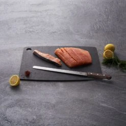 Victorinox Wood 30cm Slicing Knife With Rounded Tip & Serrated Edge (5423030) -KITCHEN KNIVES Shop victroinox wood ls salmon ls 1 4